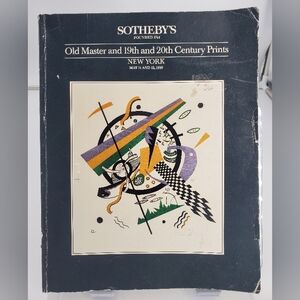 Sotheby's Old Master and  19th and 20th Century Prints New York May 11 & 12 1989